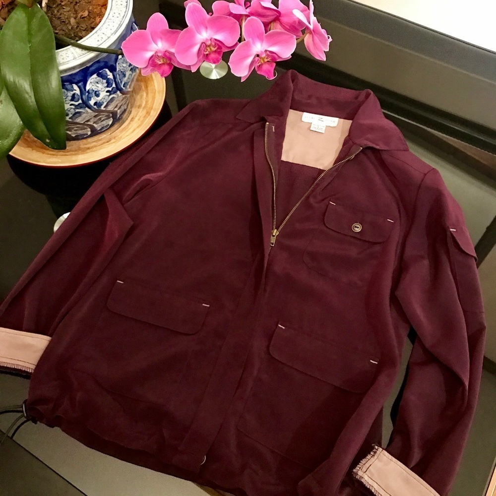 Vital z zone Small Top over Size , like jacket, Vintage  Full Zip Jacket